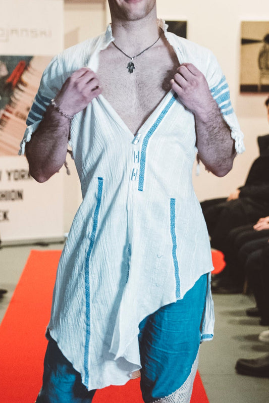 Ethno Melodic Linen shirt